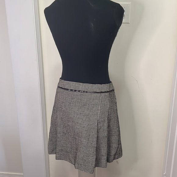 Tristan & Iseut Square Pattern Mini Sides Pleated Skirt Size 12 - Picture 16 of 16